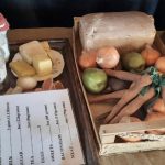 Rationed food from the war.